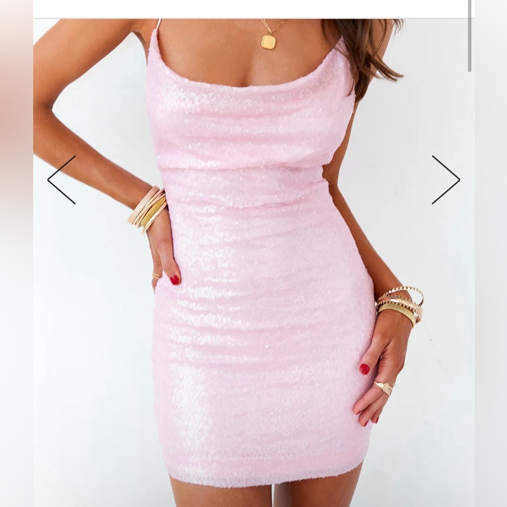 Brand new BOND GIRL DRESS BABY PINK Size 4